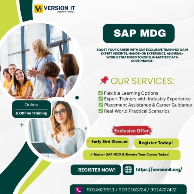 Version IT - A Trusted SAP MDG Training Institute in Hyderabad