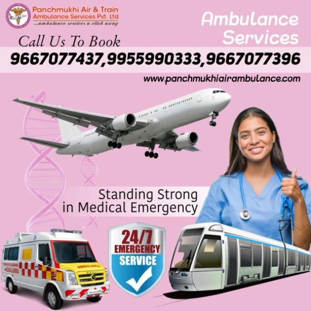 Hire Panchmukhi Air Ambulance Services in Patna with Secure Patient Transportation