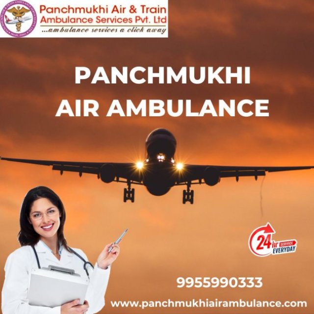 For Quick Transfer of Patient Use Panchmukhi Air Ambulance Services in Indore