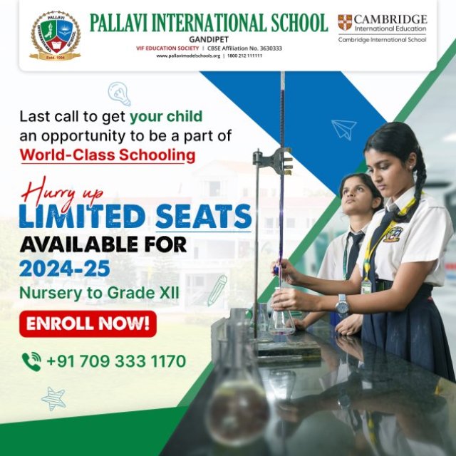 Best Senior Secondary Schools in Gandipet Hyderabad | Pallavi international School Gandipet