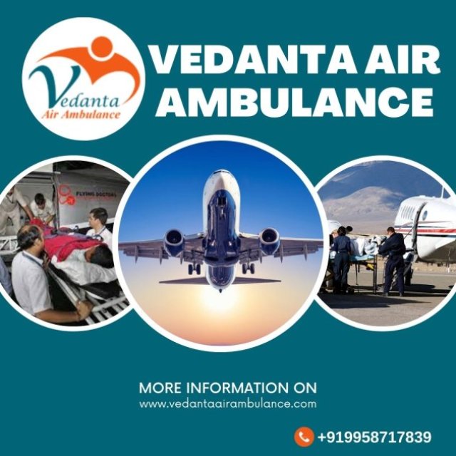 Vedanta Air Ambulance Services In Aurangabad performs the Evacuation Process Efficiently