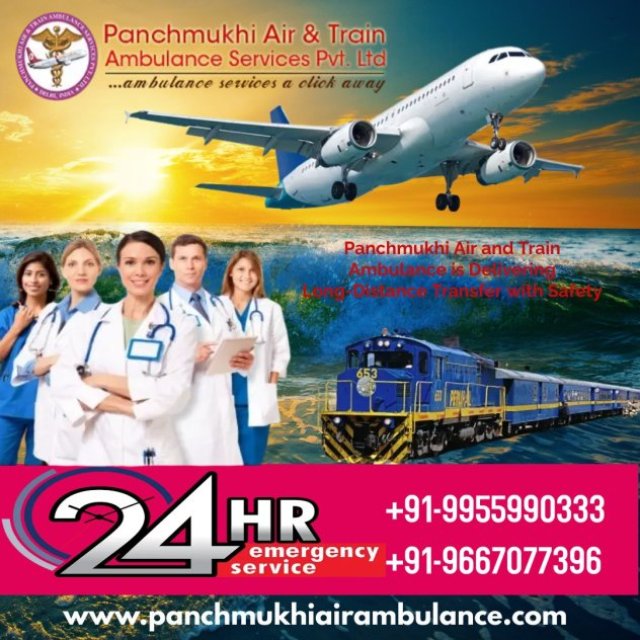 Panchmukhi Train Ambulance Service in Raigarh is considered safe for patients