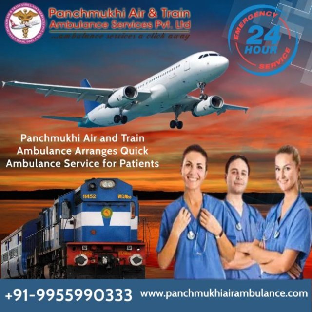 Train Ambulance Service in Raipur is a reliable source of medical transportation