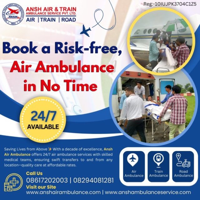 Ansh Air Ambulance Service in Siliguri - Onboard with Medical Assistance