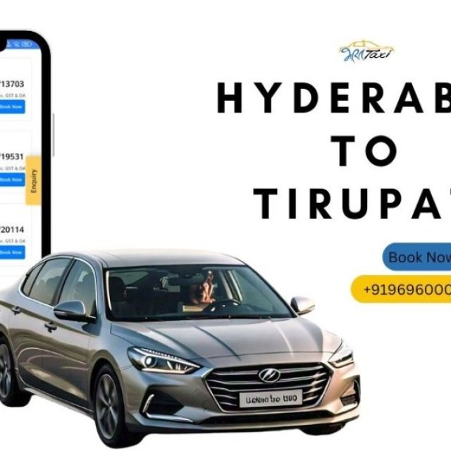 Hyderabad to Tirupati Cab