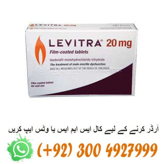 Levitra Tablets Available in Faisalabad - 03004927999