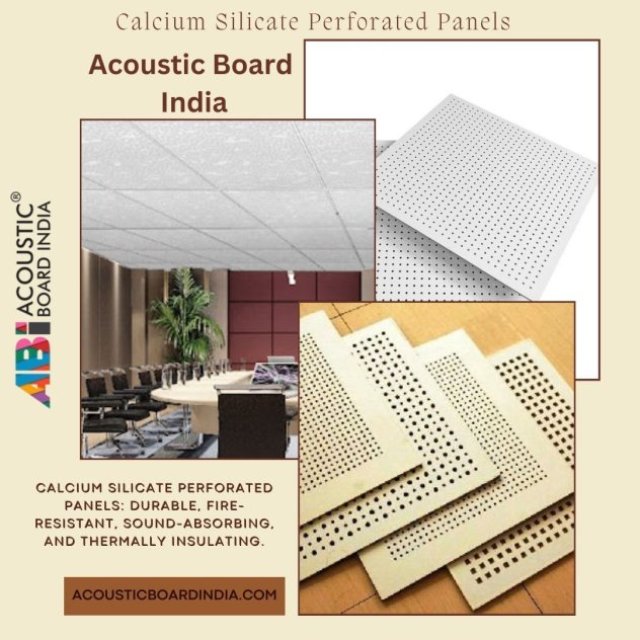 Acoustic Panels in Delhi | Calcium Silicate Perforated Panels Near Me