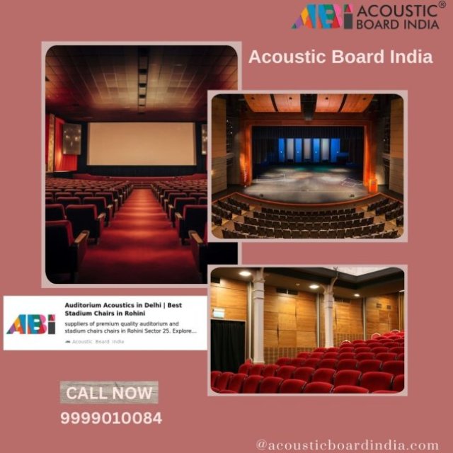 Auditorium Acoustics in Delhi | Best Stadium Chairs in Rohini