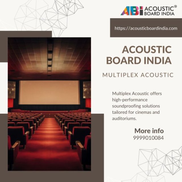 Best Acoustical Treatment Services For Multiplex in Delhi