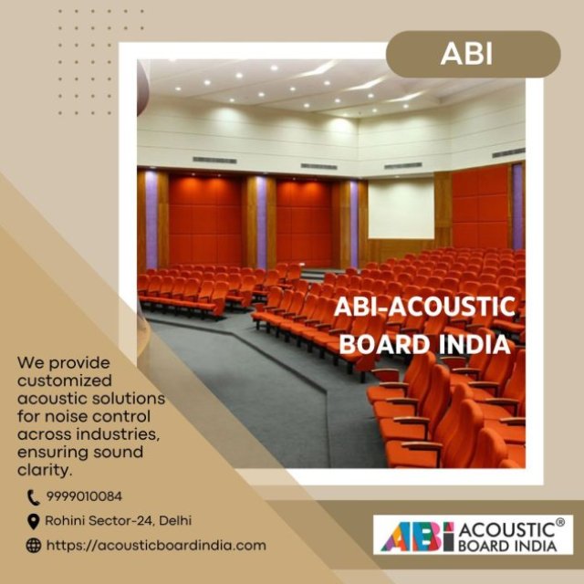 Custom acoustic solutions for noise control and sound clarity.