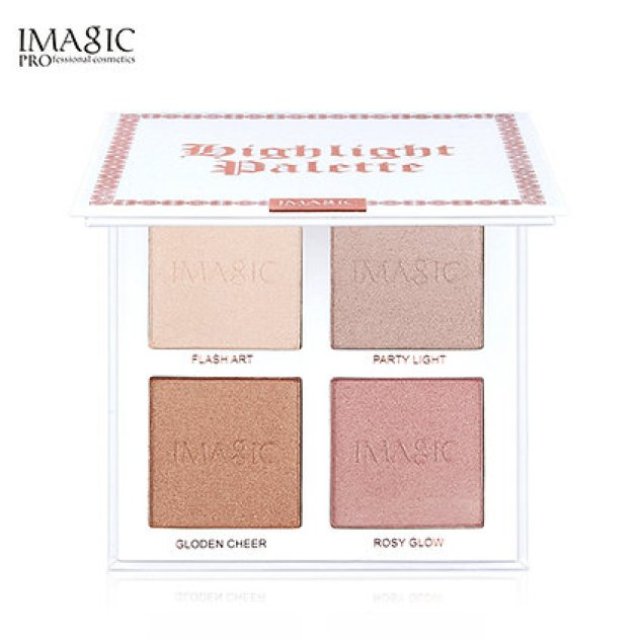 highlighter and blush palette