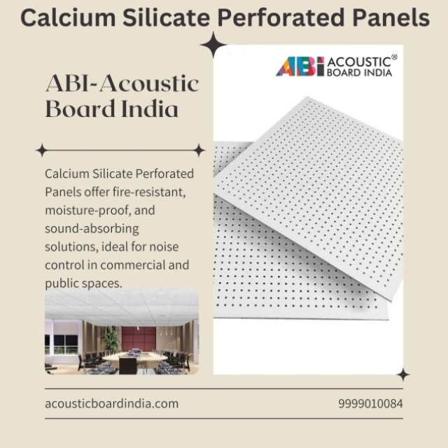 Acoustic Panels in Delhi | Calcium Silicate Perforated Panels Near Me