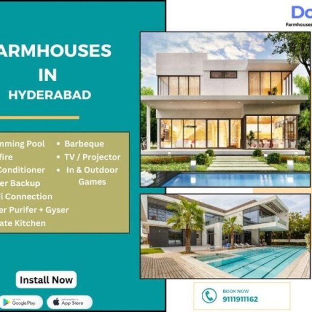 Farmhouse Rentals In Hyderabad for Vacation