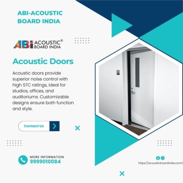 Wooden Soundproof Doors | Acoustic Doors India