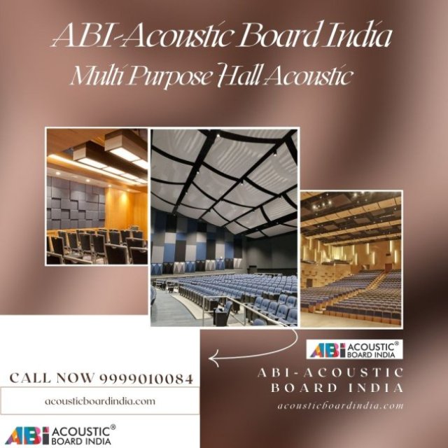 Best Multi Purpose Hall Acoustic | Sound Proofing Boards