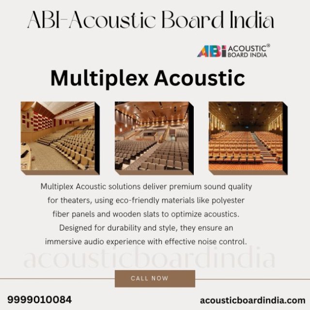 Best Acoustical Treatment Services For Multiplex in Delhi