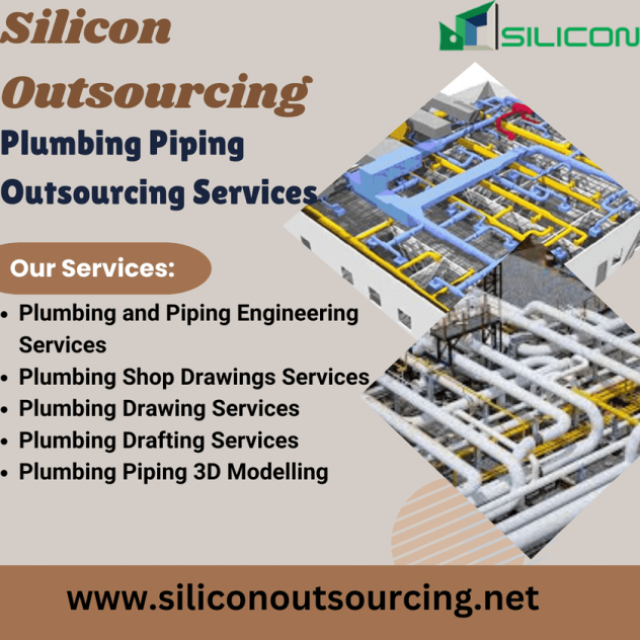 Get the ideal CAD Plumbing Piping Outsourcing Services in California