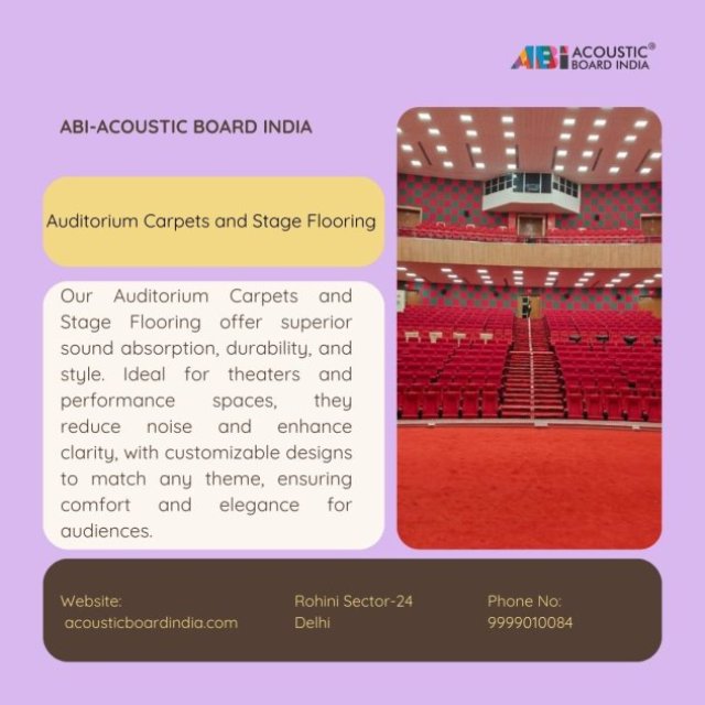 Auditorium Acoustics in Delhi | Best Auditorium Acoustics Near Me | Auditorium Acoustic and Flooring