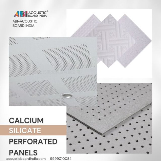 Acoustic Panels in Delhi | Calcium Silicate Perforated Panels | Acoustic Board India