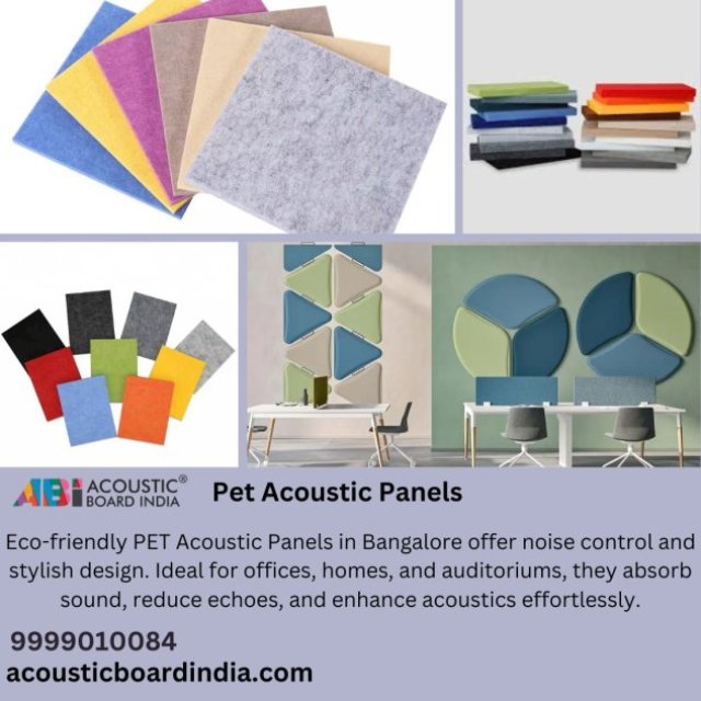 Pet Acoustic Panels in Bangalore | PET Polyester Acoustic Panels