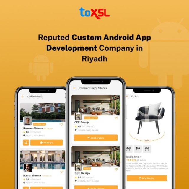 Custom Android App Development Company in Riyadh: ToXSL Technologies