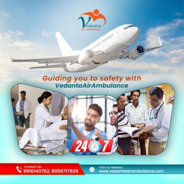 Choose an Air Ambulance in Patna by Vedanta at a Low Charge