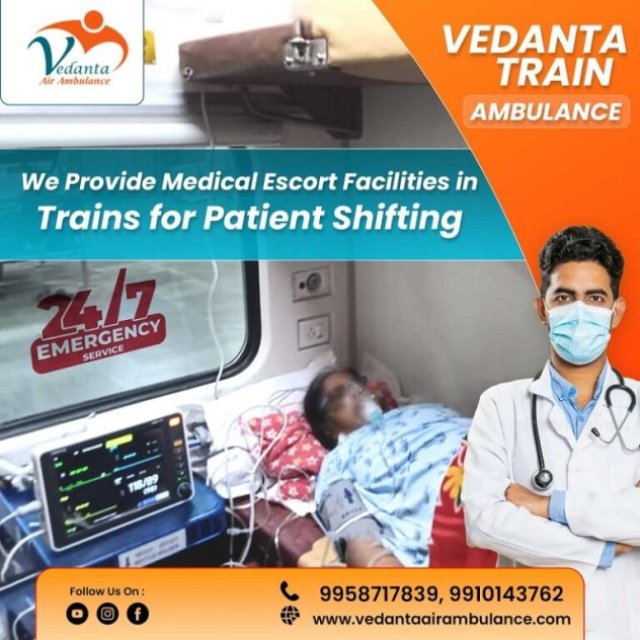 Use Vedanta Train Ambulance from Patna at a very Low Booking Cost