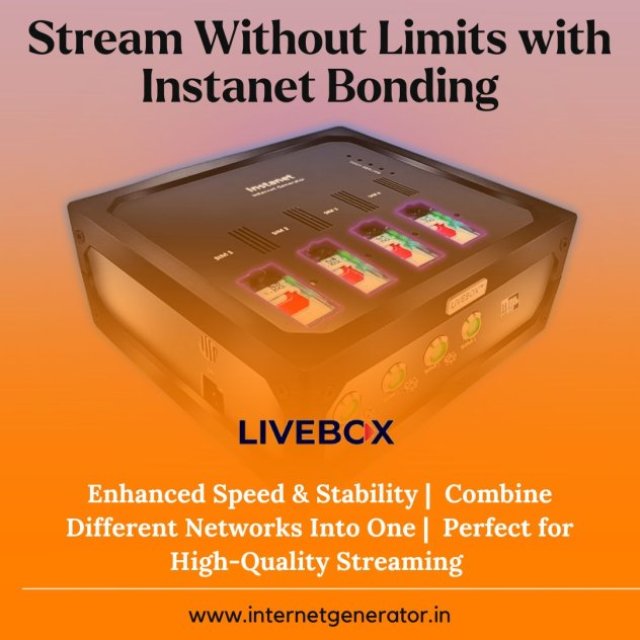 Your perfect partner for live streaming - Internet Bonding Router does it all