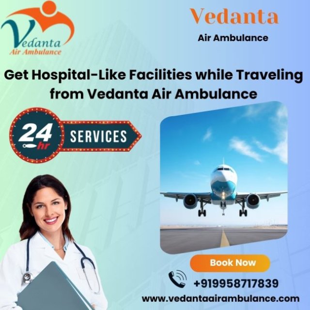 Utilize Air Ambulance from Kolkata with Splendid Healthcare Amenities