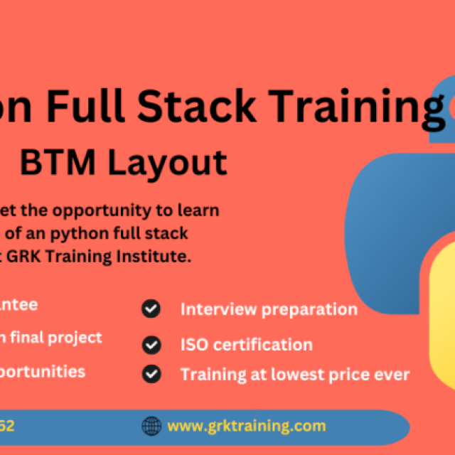 Python Full Stack Training in BTM Layout- Learn with Experts