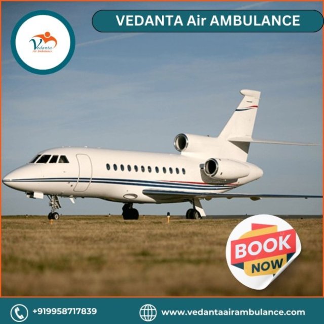 Book Air Ambulance from Kolkata with Matchless Medical Aid by Vedanta