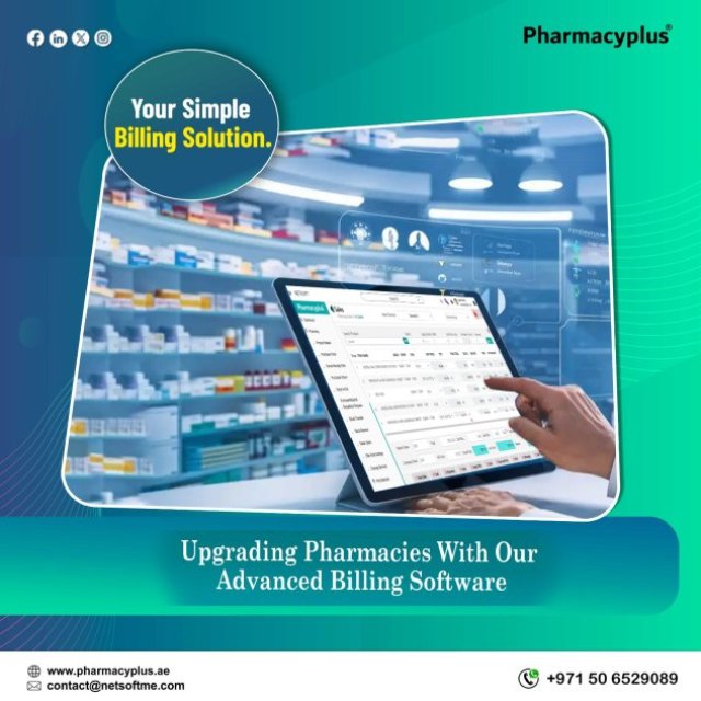 Pharmacyplus: Best pharmacy billing software in UAE