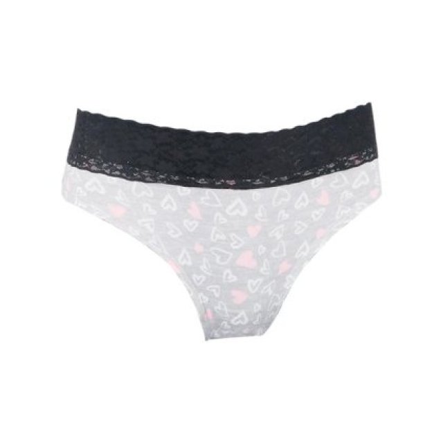 Women's heart-printed cotton panties | Sweet and elegant | Sheluxe.io