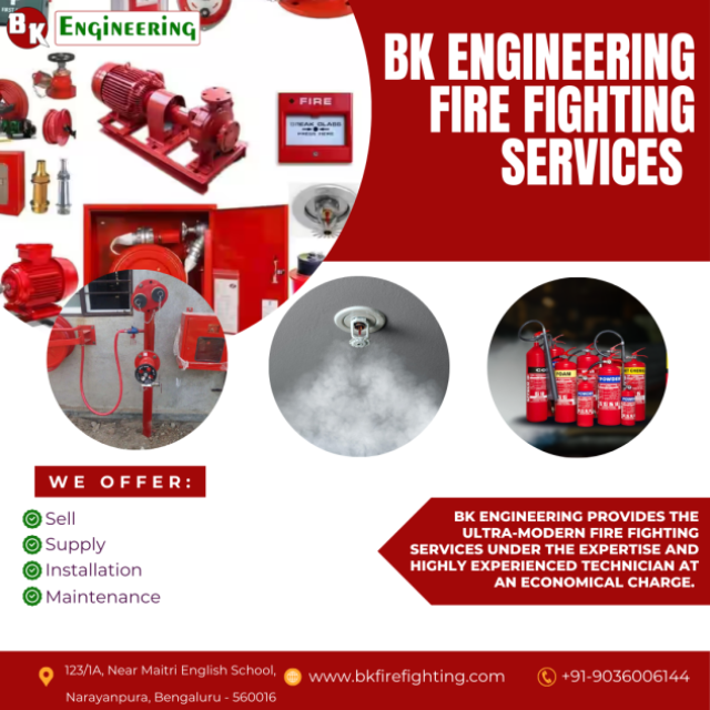 Comprehensive Fire Fighting Services in Hyderabad by BK Engineering