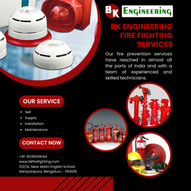 Get Trustworthy Fire Fighting Services in Indore by BK Engineering