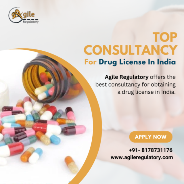 Drug License in India - Expert Services by Agile Regulatory