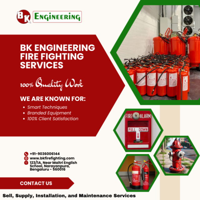 Stay Safe with BK Engineering’s Fire Fighting Services in Pune