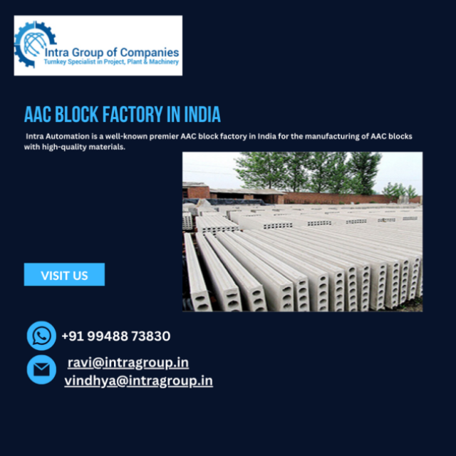 AAC Block Factory in India