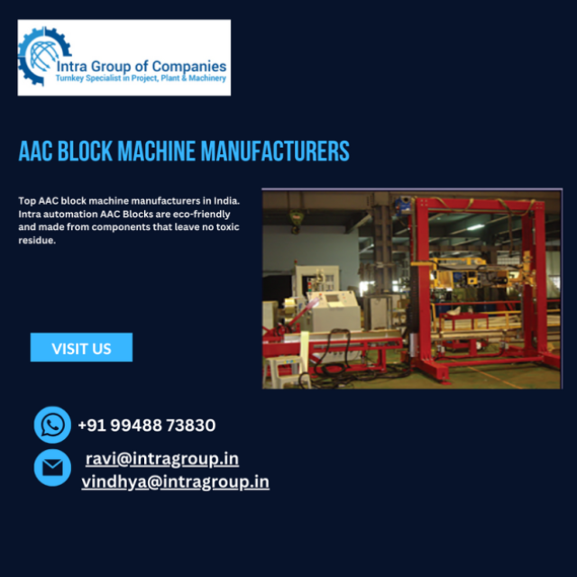 AAC Block Machine Manufacturers