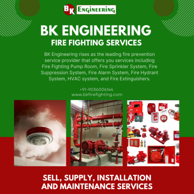 Reliable Fire Fighting Services in Haryana - BK Engineering