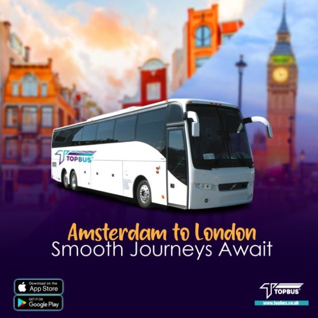 Amsterdam to London Bus Tickets | TopBus