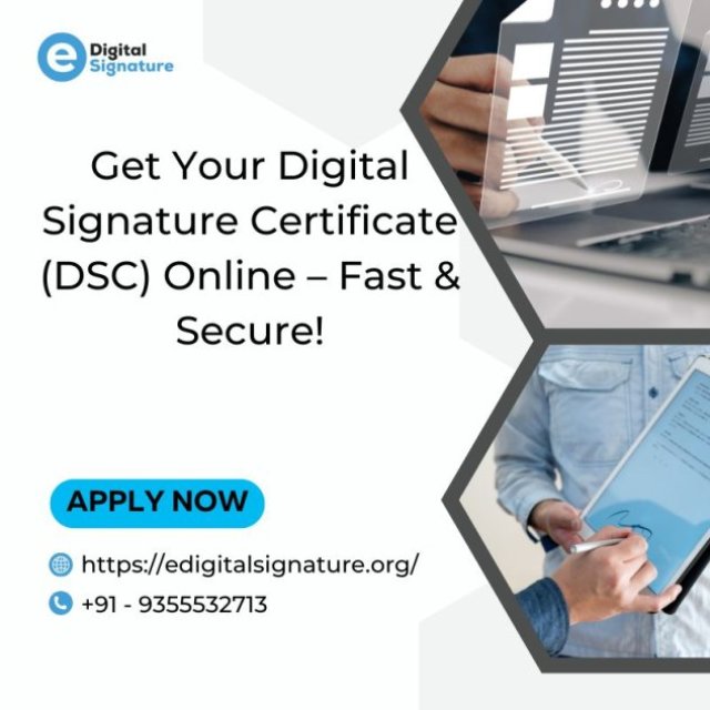 Get Your Digital Signature Certificate (DSC) Online - Fast & Secure!