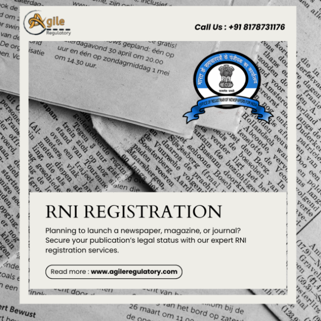 RNI Registration for Newspapers & Magazines