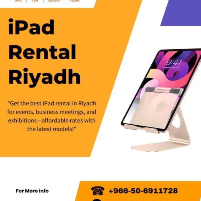 Top Reasons to Choose iPad Rental in Riyadh for Your Next Project