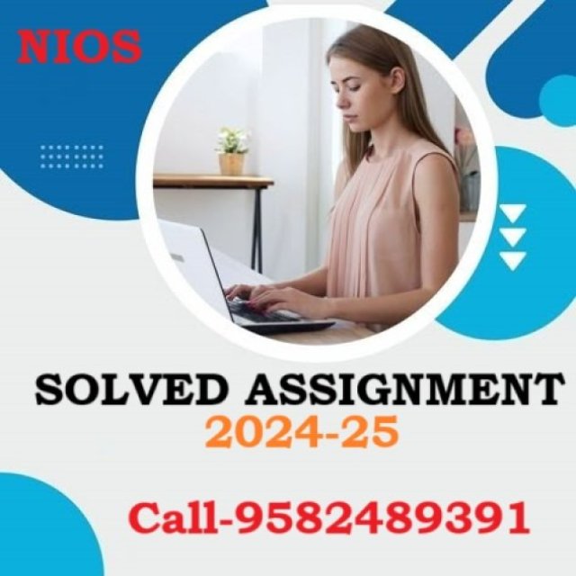NIOS Solved Assignments, also known as Tutor Marked Assignments