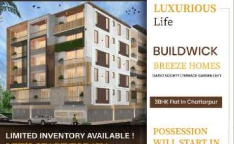 3 BR, 1250 ft² - Luxurious 3 BHK Flats in Chattarpur