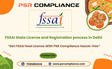 FSSAI State License and Registration process in Delhi