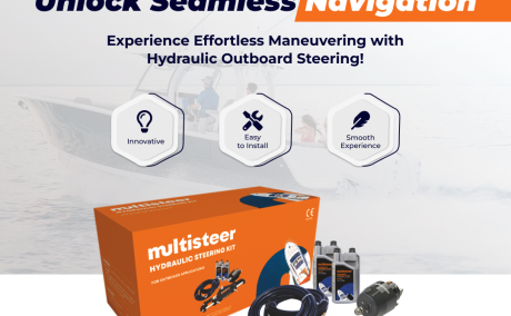 Boat Steering Kit for Outboards | Inboards | by Multisteer