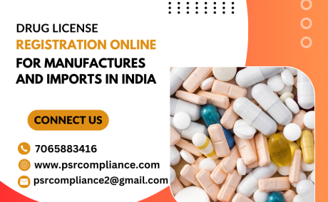 Drug License Registration Online for Manufactures and Imports in India