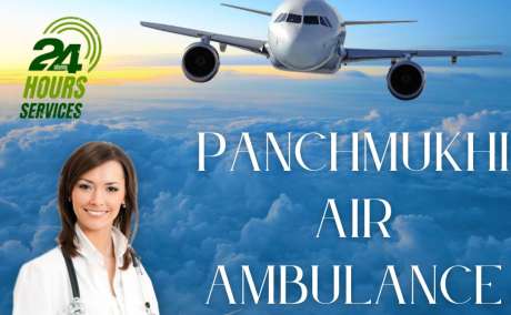 Take a Low Fare Panchmukhi Air Ambulance Services in Dibrugarh with Medical Experts